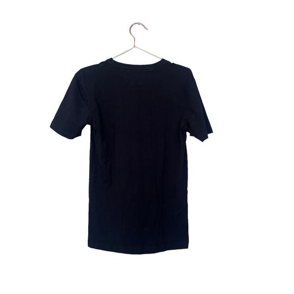 Zara Regular Fit V-Neck Black Tee size small - Picture 2 of 5